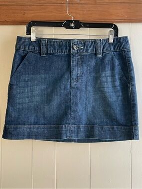 Y2K GAP Jeans Blue Denim Mini Skirt